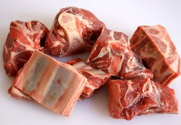 Smoked Goat Meat With Skin Pre-Cut Medium size (per lbs)