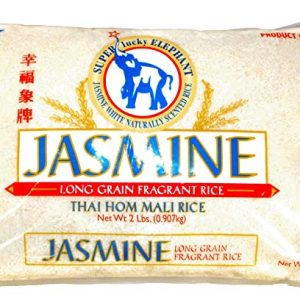 Super Lucky Elephant Jasmine Long Grain Fragrant Rice (5 lbs.) Bag