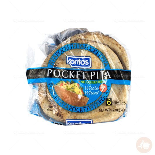 Kontos Pocket Pita Whole Wheat