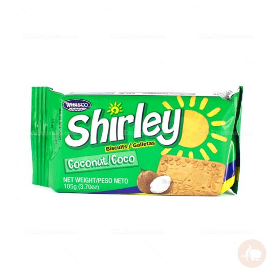 Wibisco Shirley Biscuits/galletas Coconut/coco (3.7 oz)