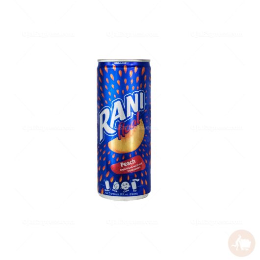 Rani Float Peach Fruit Drink with real fruit pieces (8 oz)